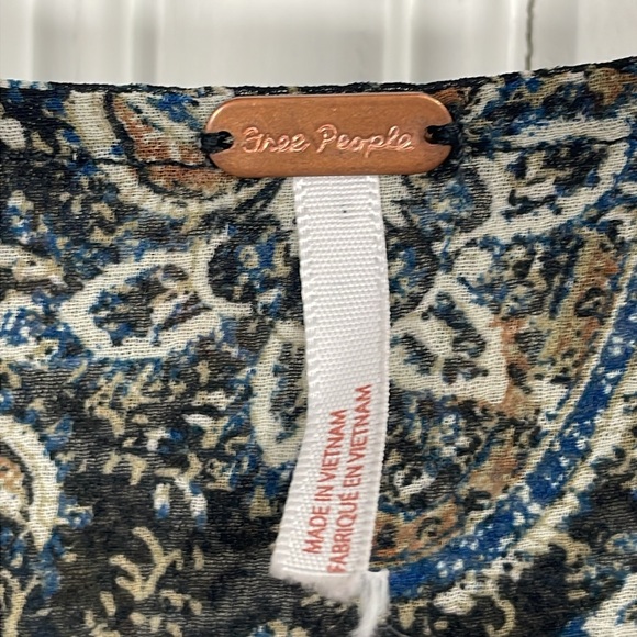 Free People Lolita Paisley Print Blouse - Picture 6 of 12